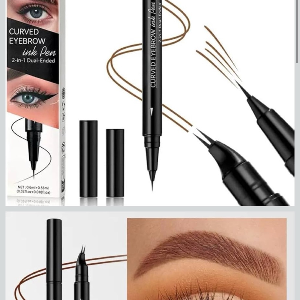 Black Eyelash Curler and Eyebrow Pencil Set - Picture 9 of 16